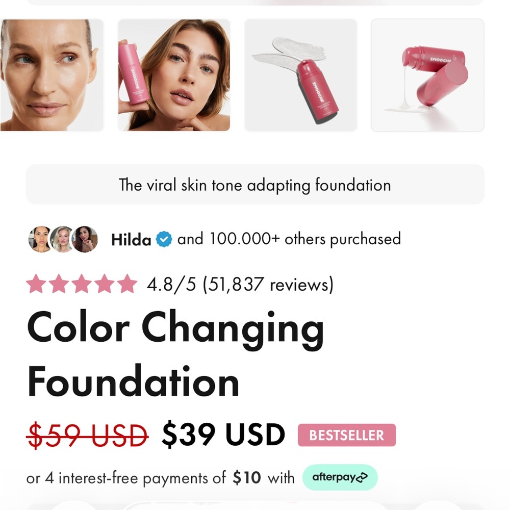 Smooche Color Changing Foundation - Picture 3 of 3
